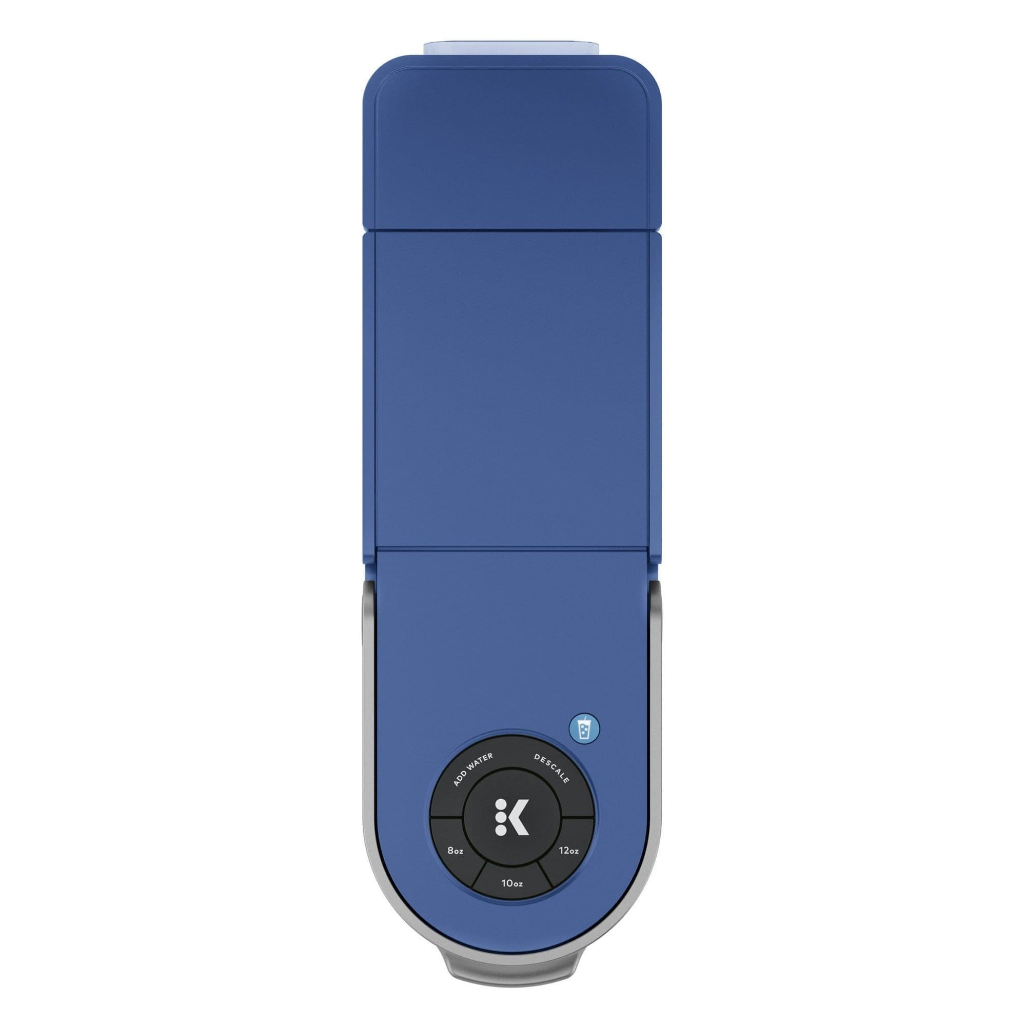 Keurig K-Slim + ICED Single Serve Coffee Maker, Hot & Cold Brewing, 3 Brew Sizes, 46oz Removable Reservoir, Blue - Open Box