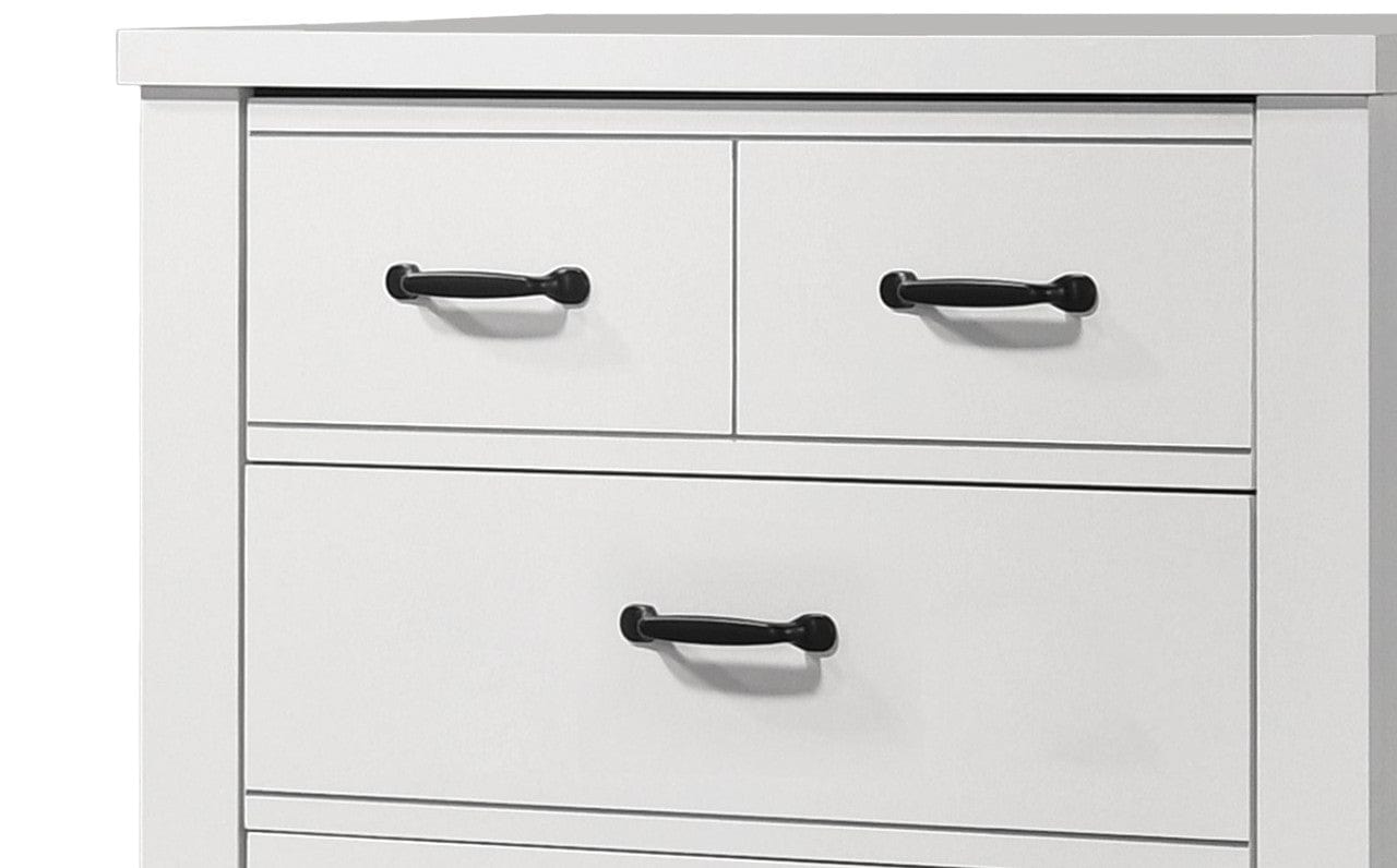 Willow & Hearth Cassini 31"W White 5-Drawer Chest