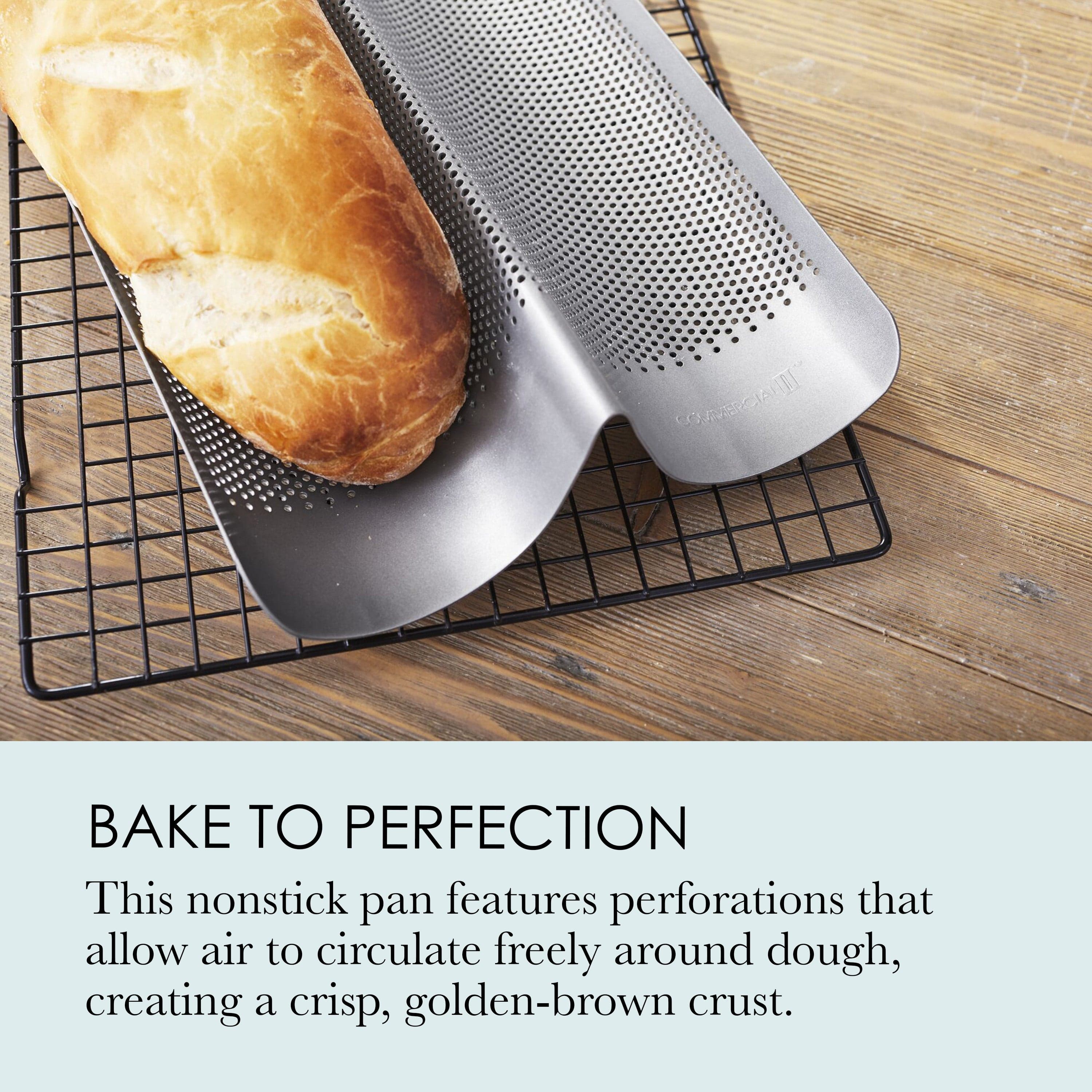 Chicago Metallic Commercial II Non-Stick Perforated French Bread Pan