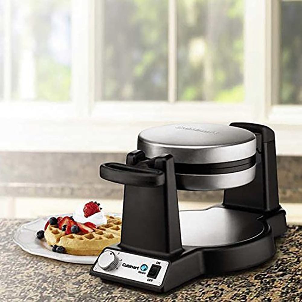 Cuisinart Flip Belgian Waffle Maker, Stainless Steel/Black - Certified Refurbished