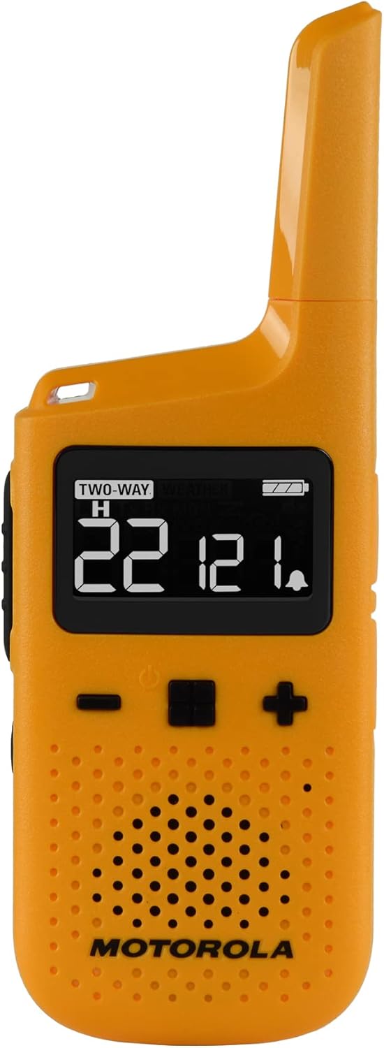 Motorola Solutions Talkabout Rechargeable 25-Mile Two-Way Radio, Yellow
