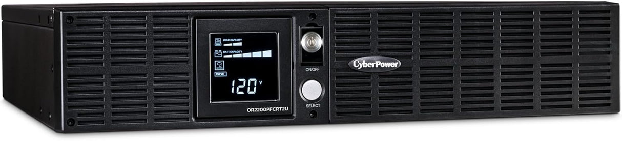 CyberPower PFC Sinewave UPS System, 2000VA/1540W, 8 Outlets, AVR, 2U Rack/Tower - Certified Refurbished