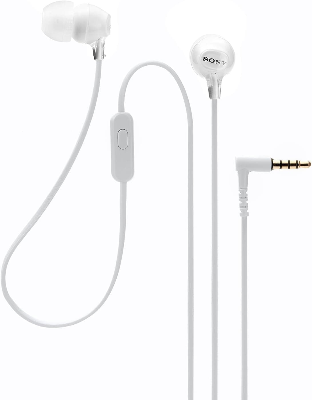 Sony Fashion Color EX Earbud Headphones, White