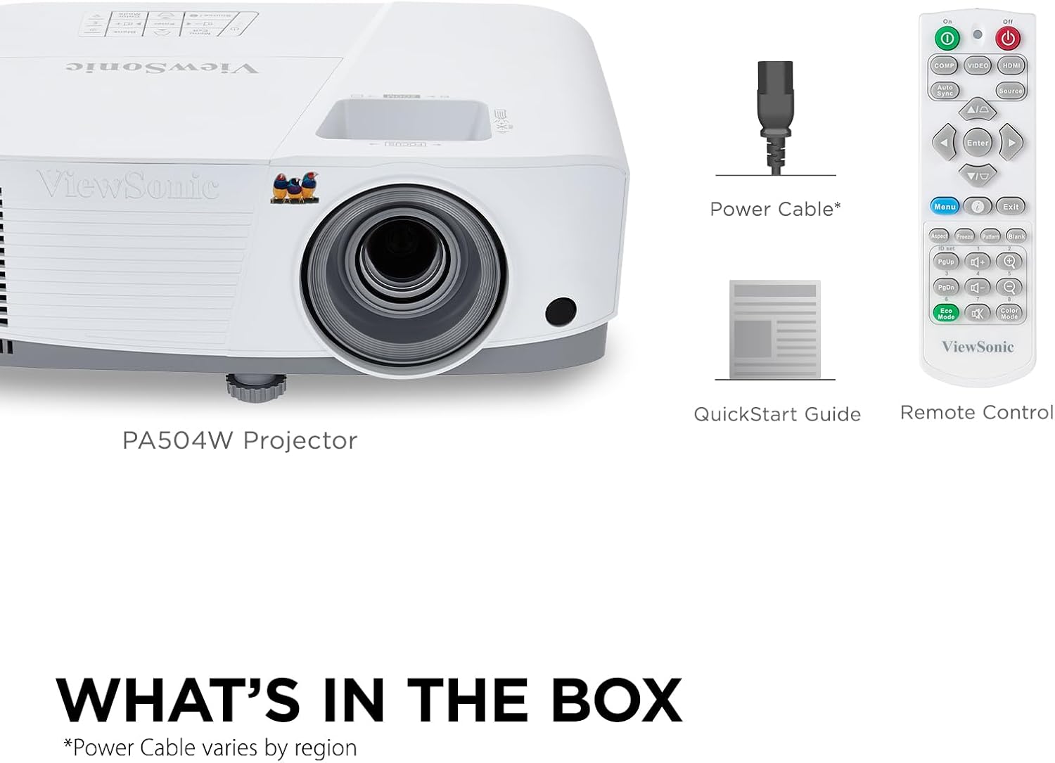 ViewSonic 4000 Lumens WXGA High Brightness Projector - Certified Refurbished