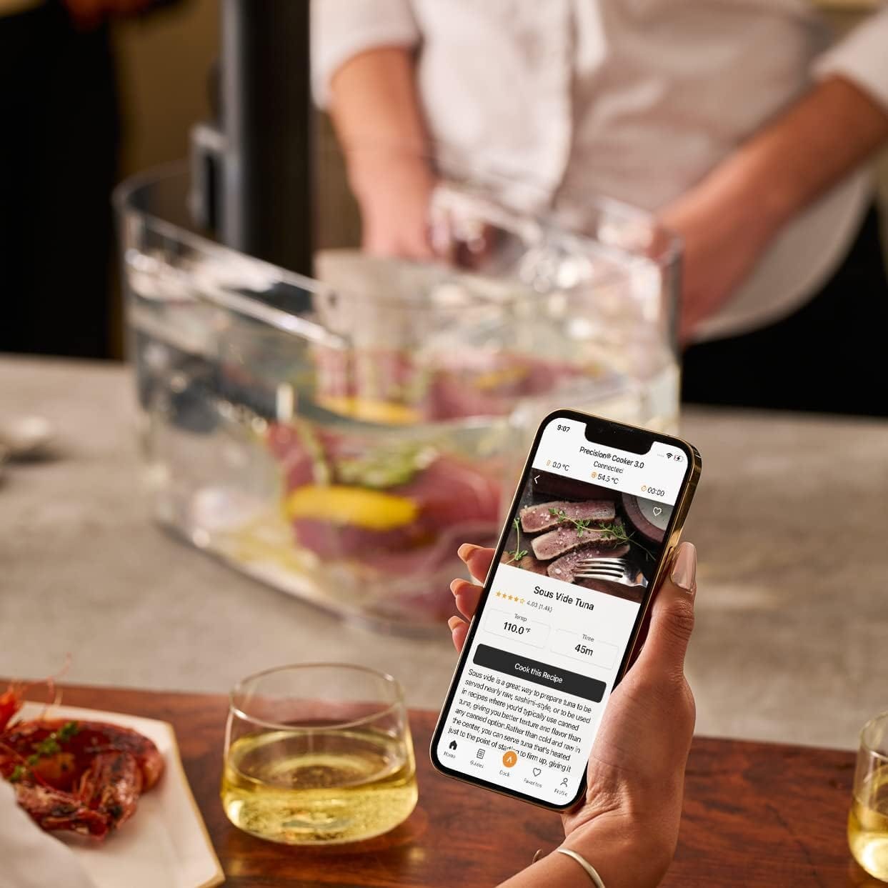 Anova Culinary Sous Vide Precision Cooker Nano 3.0, 800 watts, Black