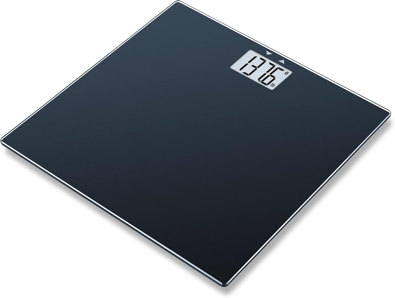 Beurer Bluetooth Glass Scale with BMI Measurement, Smart Digital Bathroom Scale Connects with Health App Analyzer, Black - Refurbished