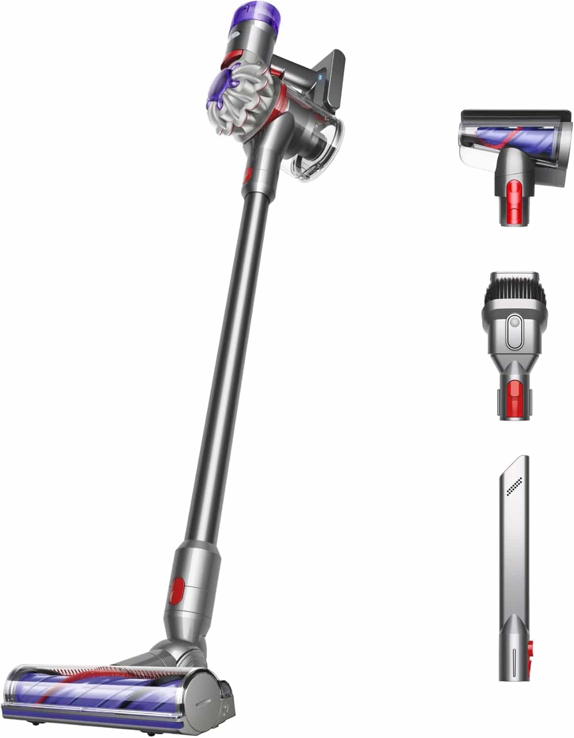 Dyson V8 Cordless Stick Vacuum Cleaner for Carpets + Hard Floors, Silver