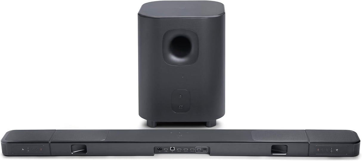 JBL 11.1.4 Ch Dolby Atmos MultiBeam Soundbar System, Black - Certified Refurbished