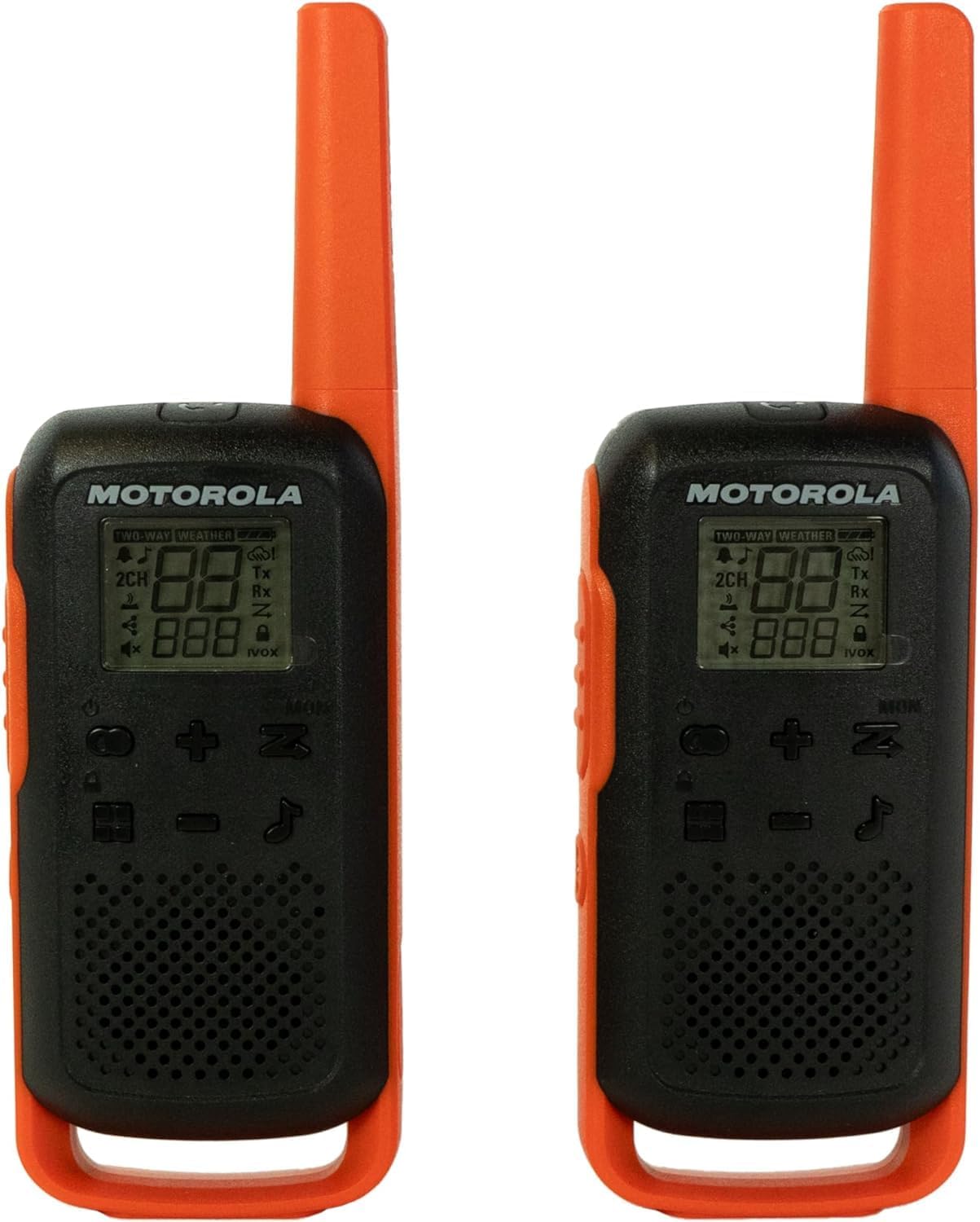 Motorola Solutions Rechargeable 25-Mile Two-Way Radio, Sportsman Edition, TrueTimber Pattern, Black/Orange