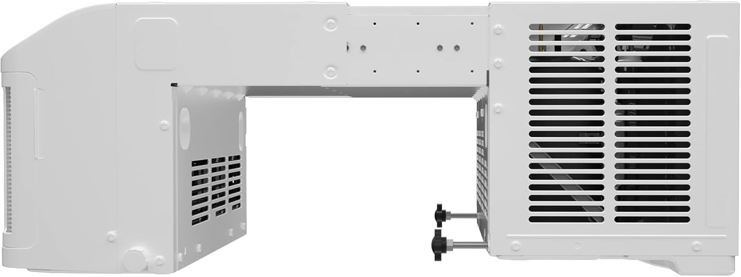 GE Profile ClearView 8300 BTU Window Air Conditioner Unit, U-Shaped Adjustable Depth, Up to 350 sq ft., White - Certified Refurbished
