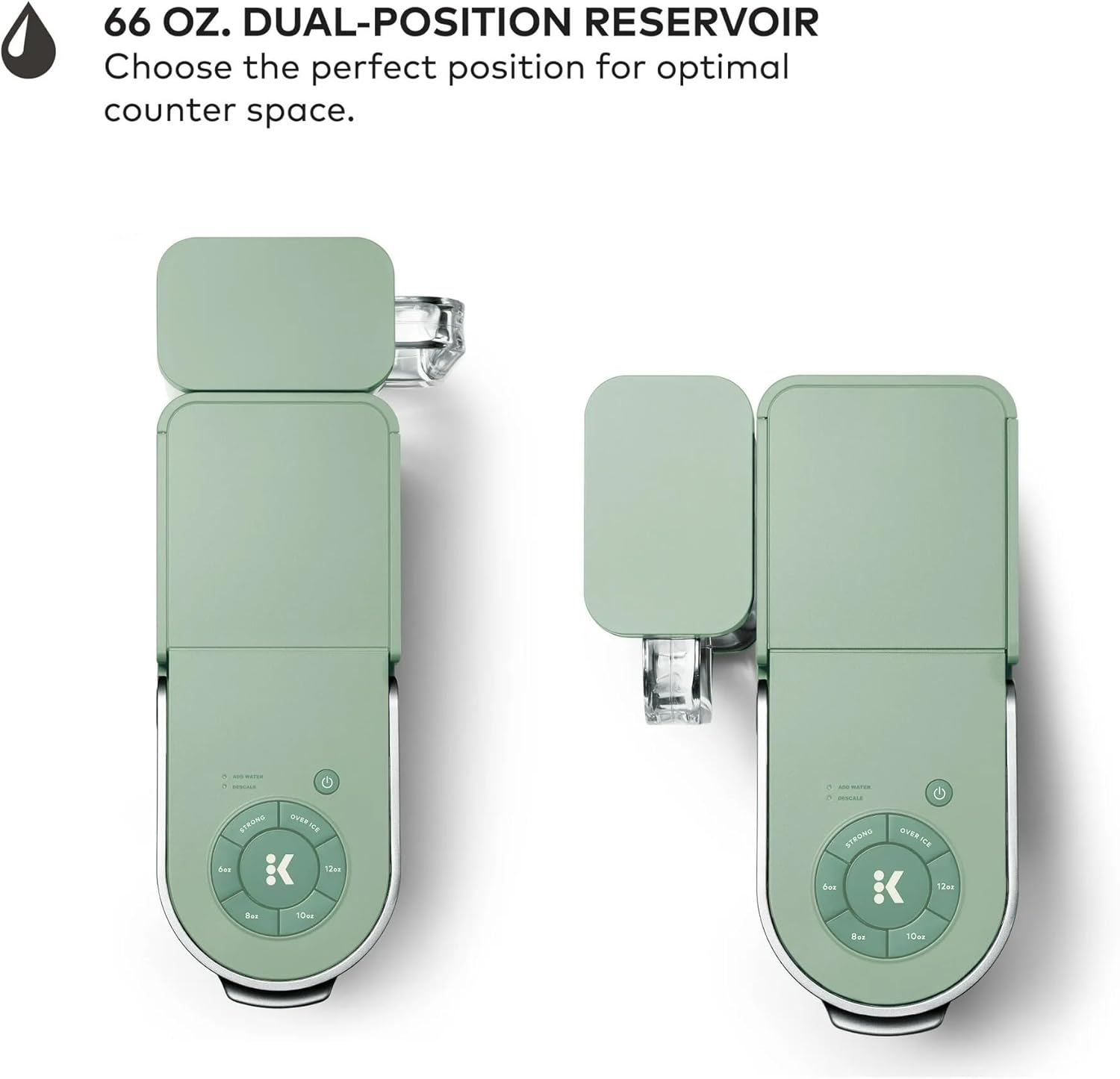 Keurig K-Supreme Single Serve K-Cup Pod Coffee Maker, Silver Sage - Certified Refurbished