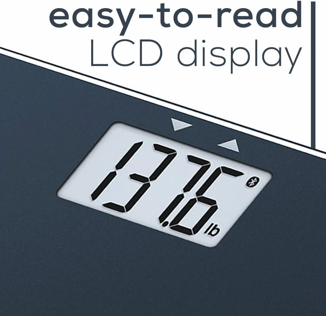 Beurer Bluetooth Glass Scale with BMI Measurement, Smart Digital Bathroom Scale Connects with Health App Analyzer, Black - Refurbished