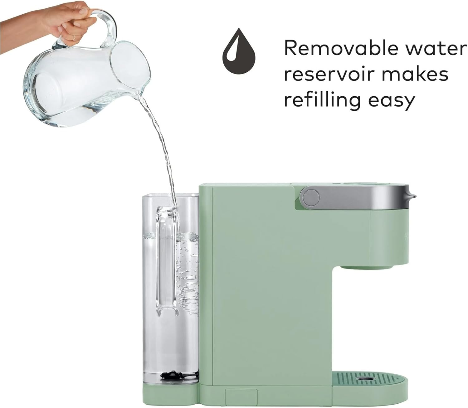 Keurig K-Supreme Single Serve K-Cup Pod Coffee Maker, Silver Sage - Certified Refurbished