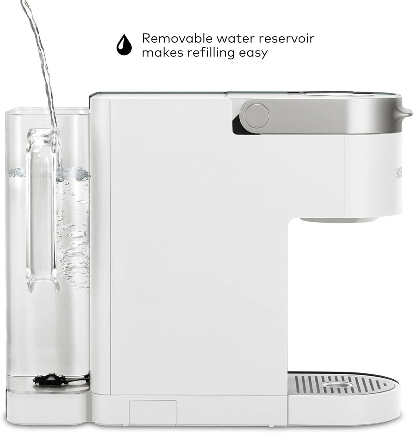 Keurig K-Supreme Single Serve K-Cup Pod Coffee Maker, White - Certified Refurbished