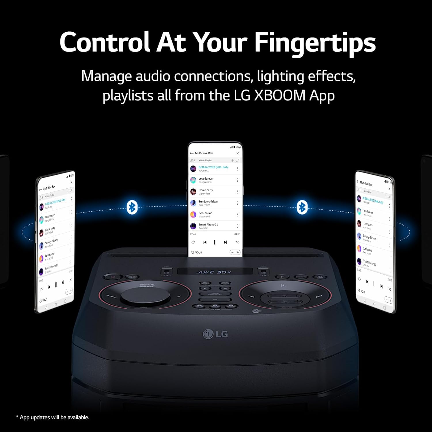 LG RNC5 XBOOM Audio System with Bass Blast