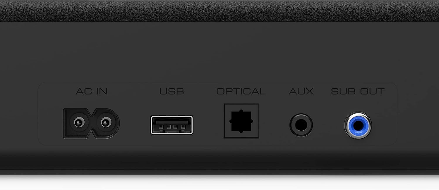 Vizio 20" 2.0 Home Theater Sound Bar with DTS Virtual:X, Bluetooth, Voice Assistant Compatible, Black