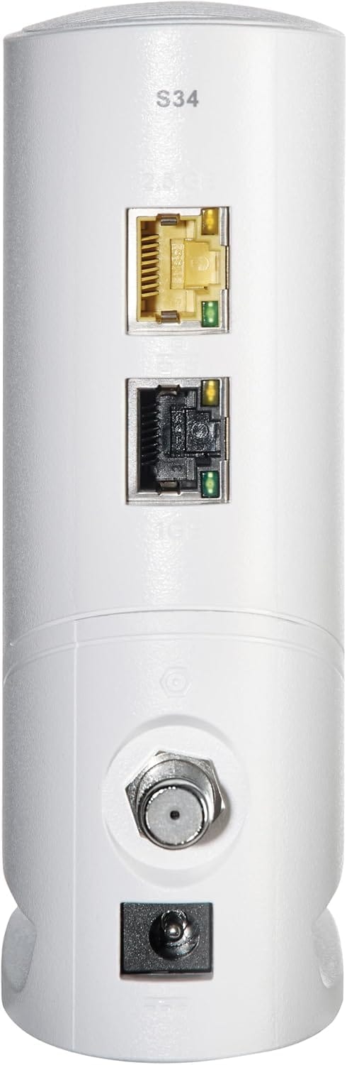 Arris SURFboard S34 DOCSIS 3.1 Multi-Gig Cable Modem, 2.5Gbps + 1Gbps Ethernet, Compatible with Xfinity, Cox, Spectrum - Certified Refurbished