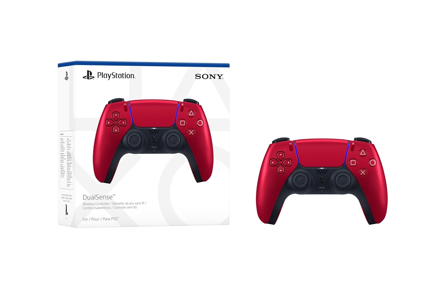 PlayStation DualSense Wireless Controller, Volcanic Red