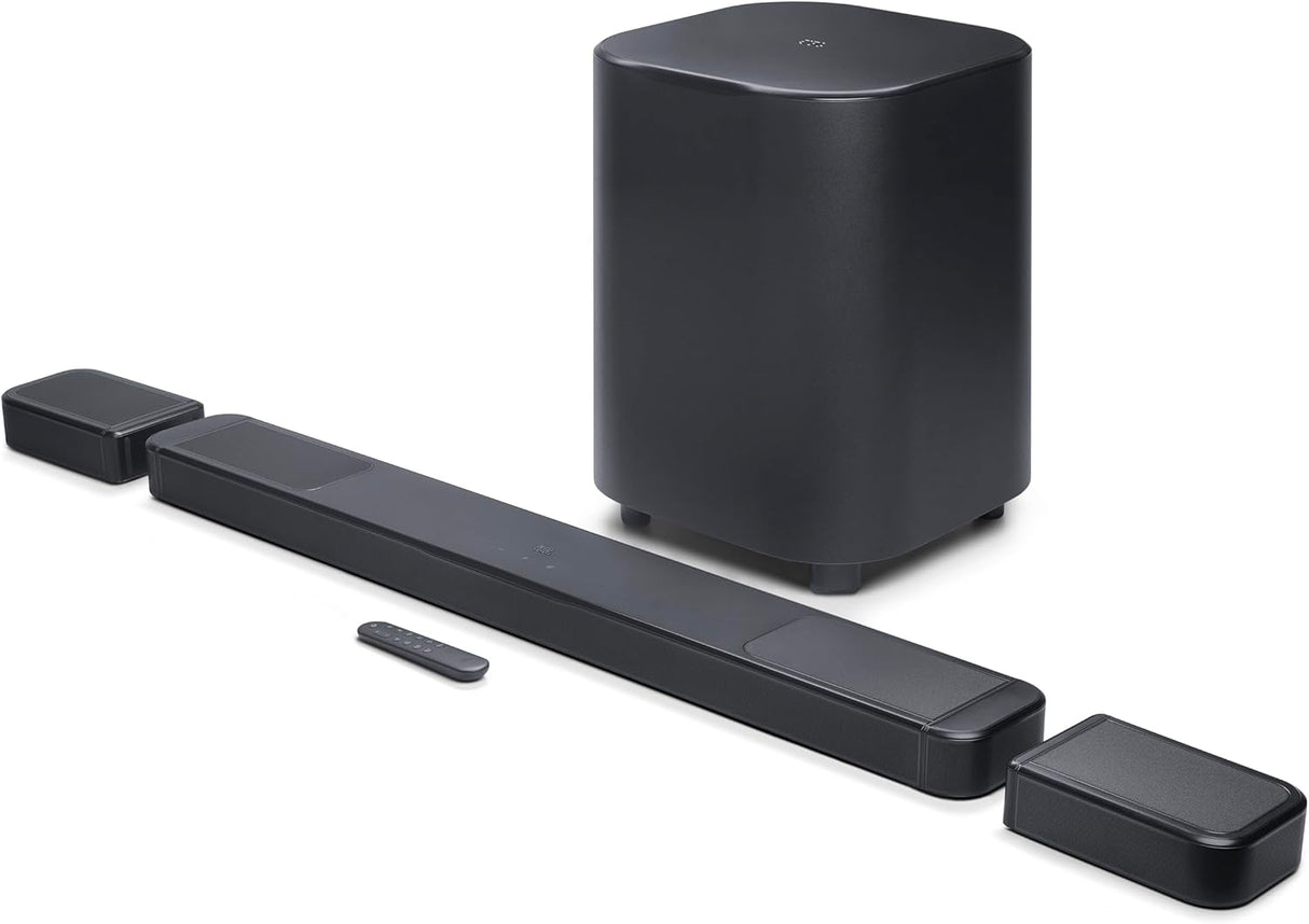 JBL 11.1.4 Ch Dolby Atmos MultiBeam Soundbar System, Black - Certified Refurbished