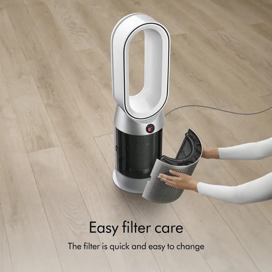 Dyson Air Purifier Hot+Cool HP07 Air Purifier, Heater and Fan, White/Silver