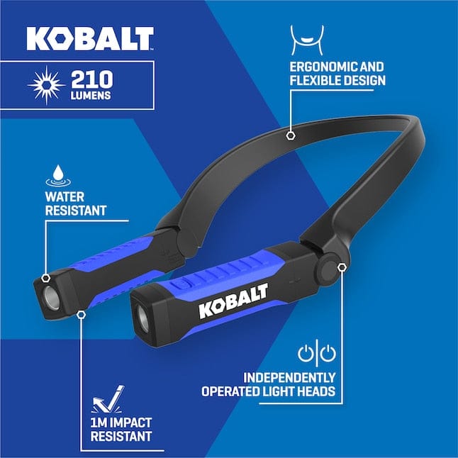 Kobalt 210-Lumen Neck Mount LED Spotlight Flashlight