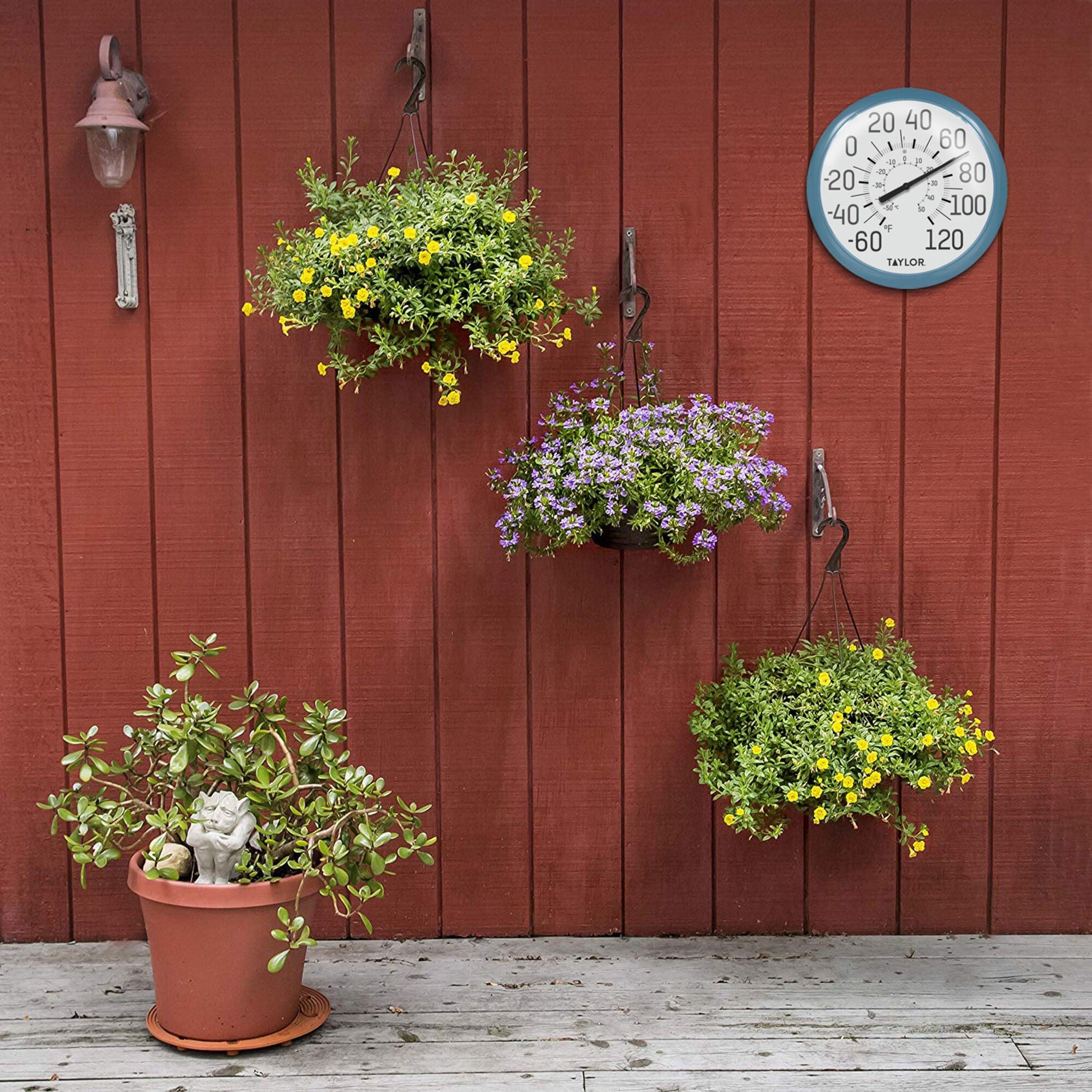 Taylor Big Bold Wall Indoor Outdoor Thermometer, Easy to Read for Patio, Pool, Indoor Areas