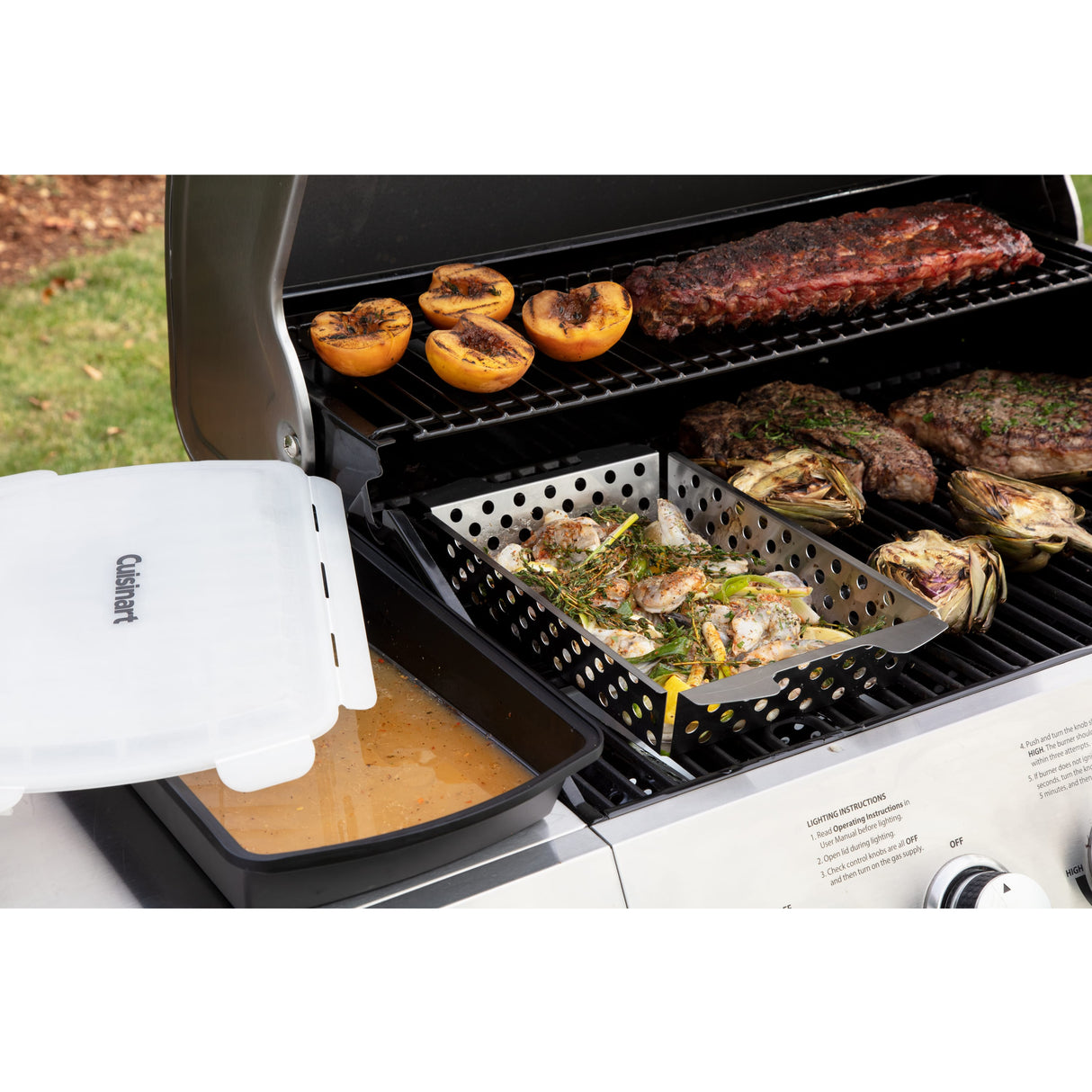 Cuisinart Marinade and Grilling Basket Set