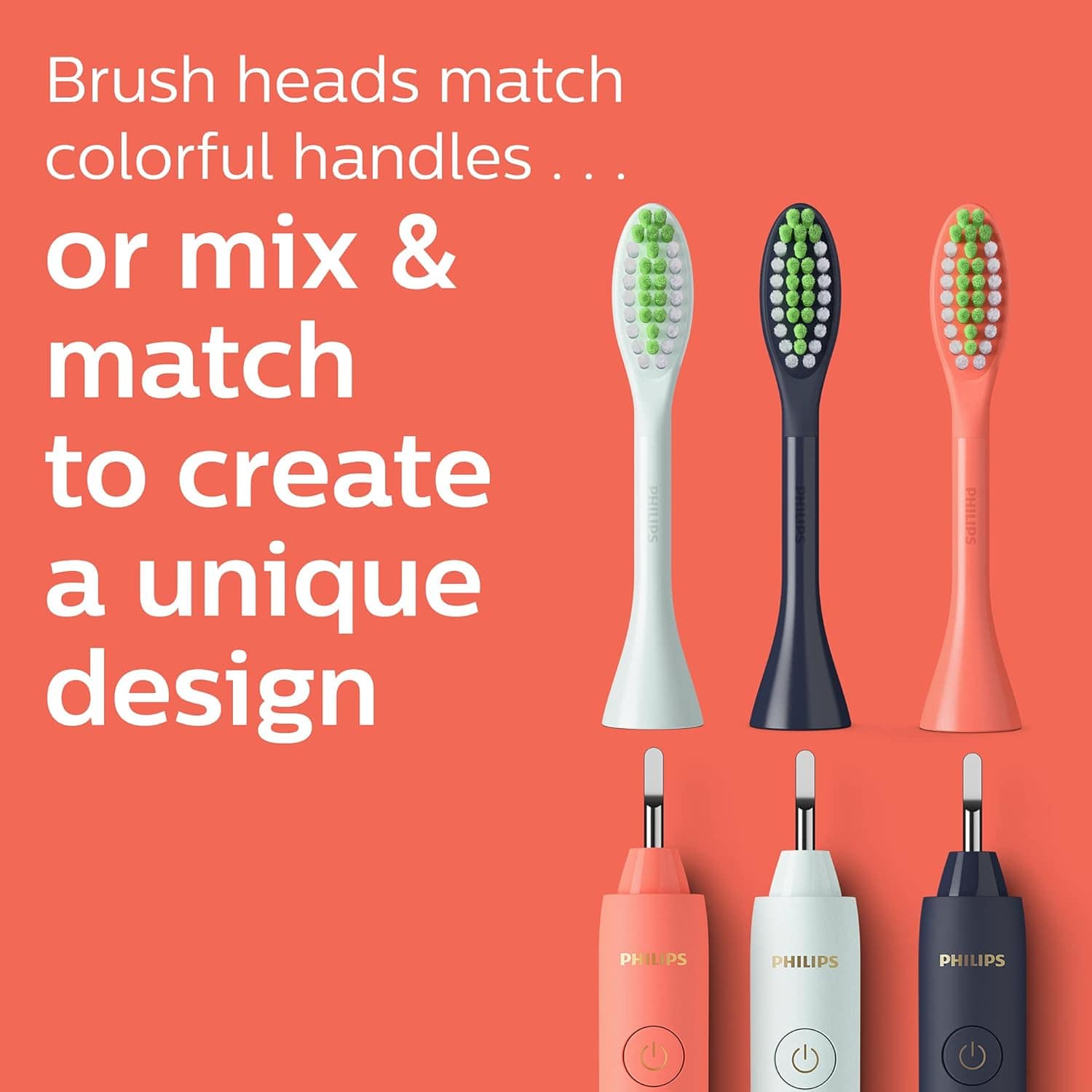 Philips One by Sonicare Battery Toothbrush, Miami Coral