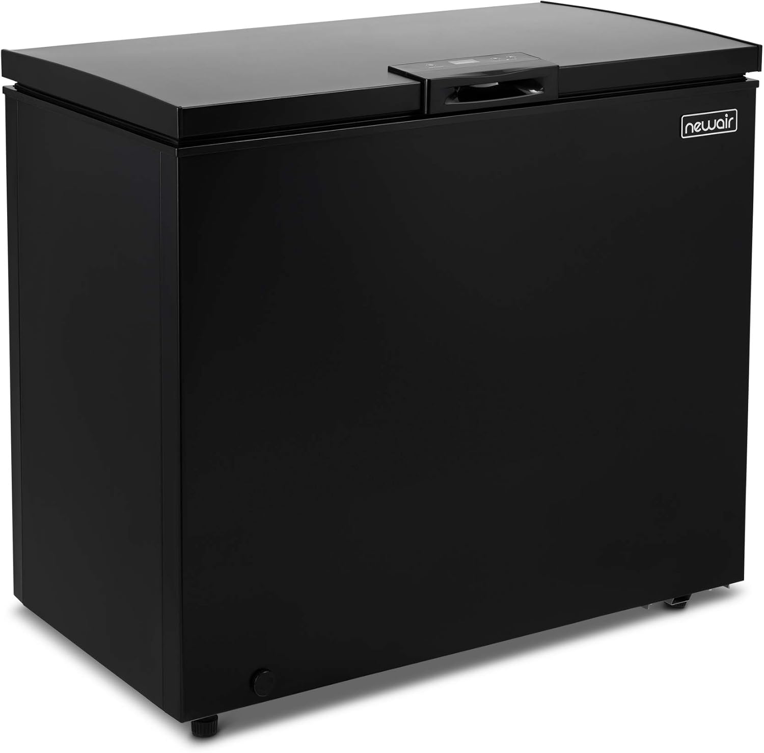 Newair Compact Chest Freezer with Temperature Control, 6.7 Cu. Ft., Black - Certified Refurbished