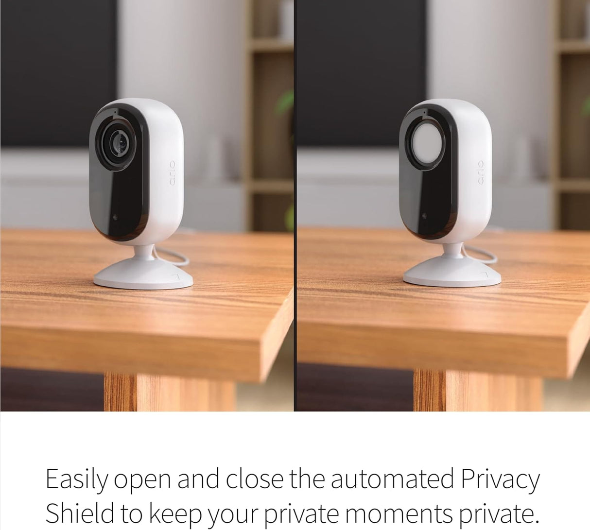 Arlo Essential 2nd Gen 2K Indoor Single Cam, White - Certified Refurbished
