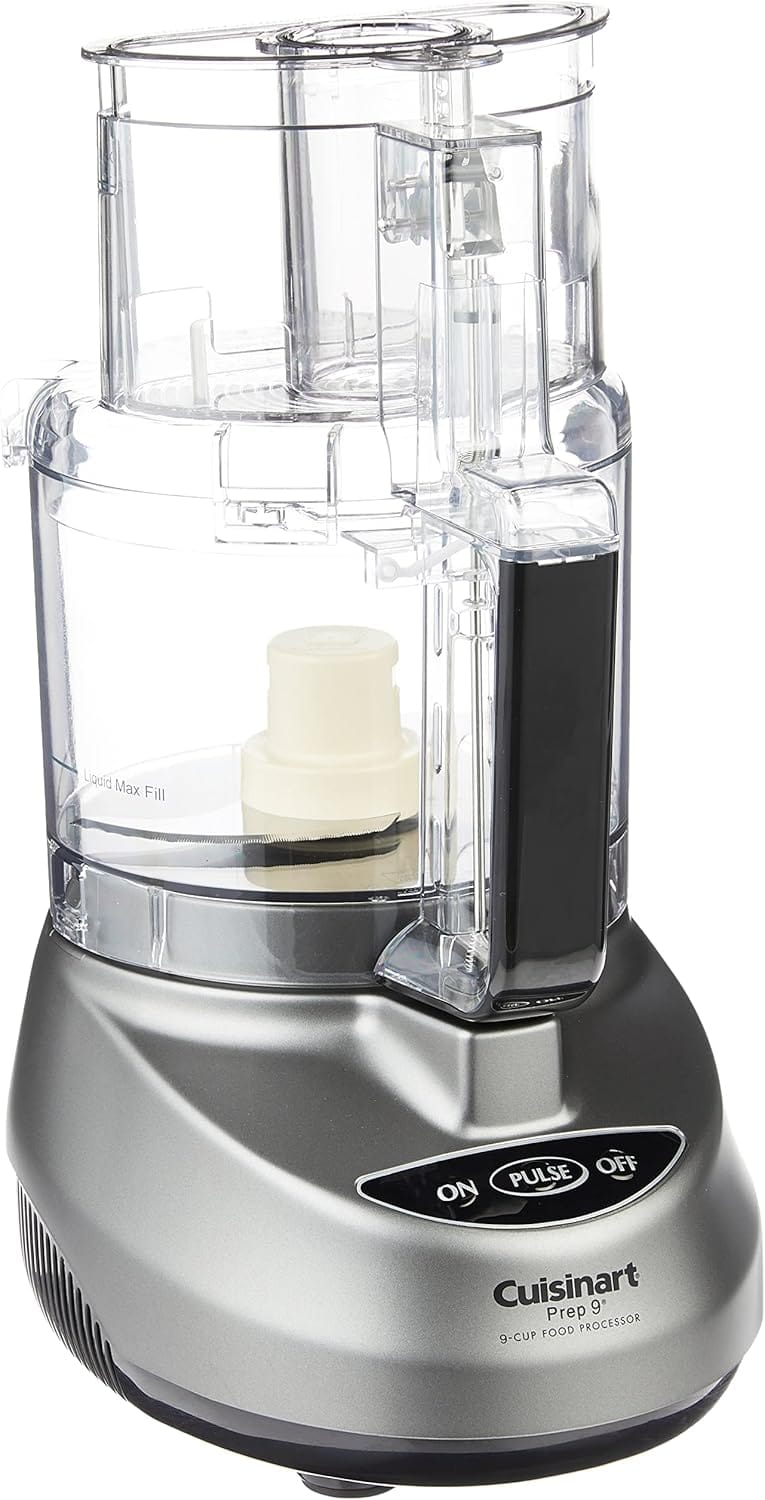 Cuisinart Premier Series 9-Cup Food Processor, Gun Metal - Certified Refurbished