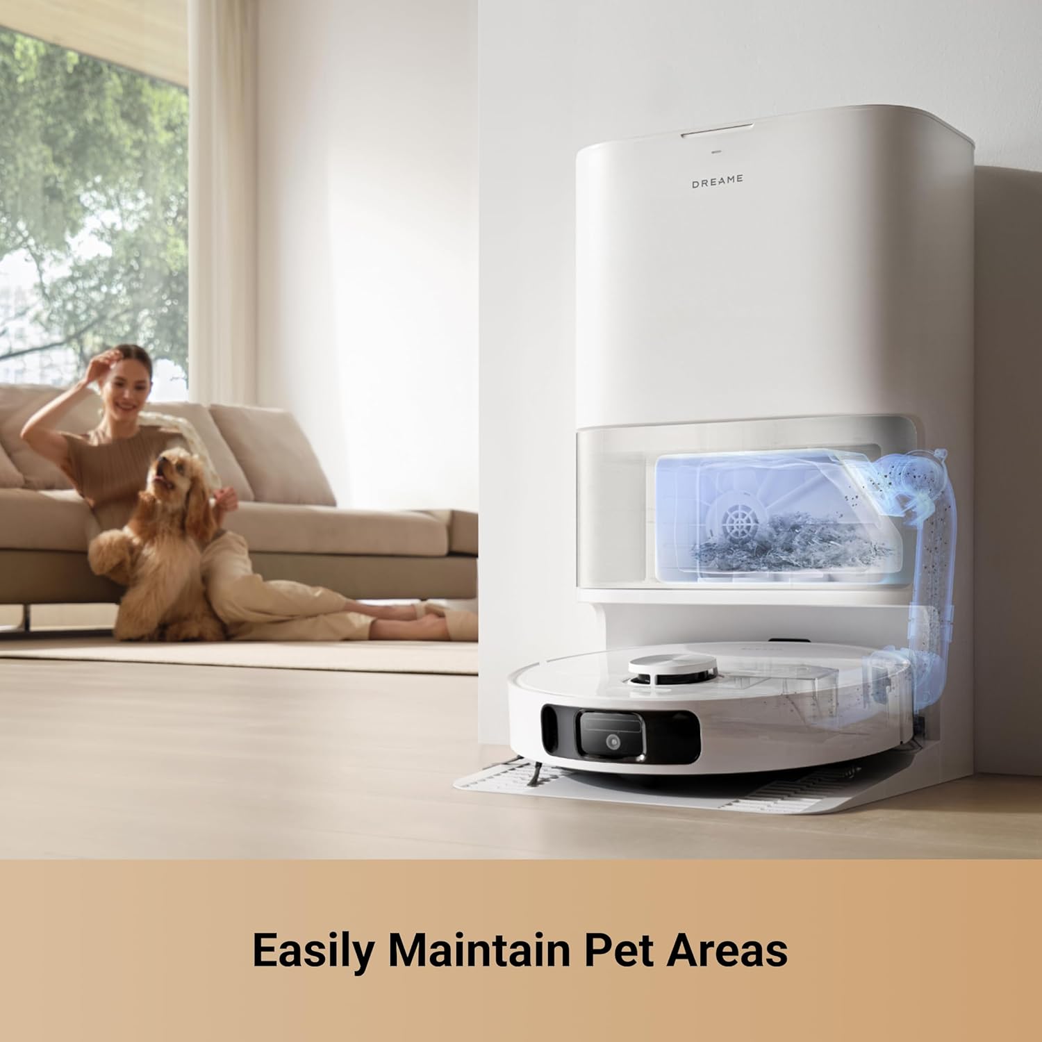 Dreame L10s Ultra Gen 2 Robot Vacuum and Mop, 10000Pa Suction, MopExtend Tech, All-in-One Base Station, 75 Days Auto-Empty, Mop Self-Wash and Dry