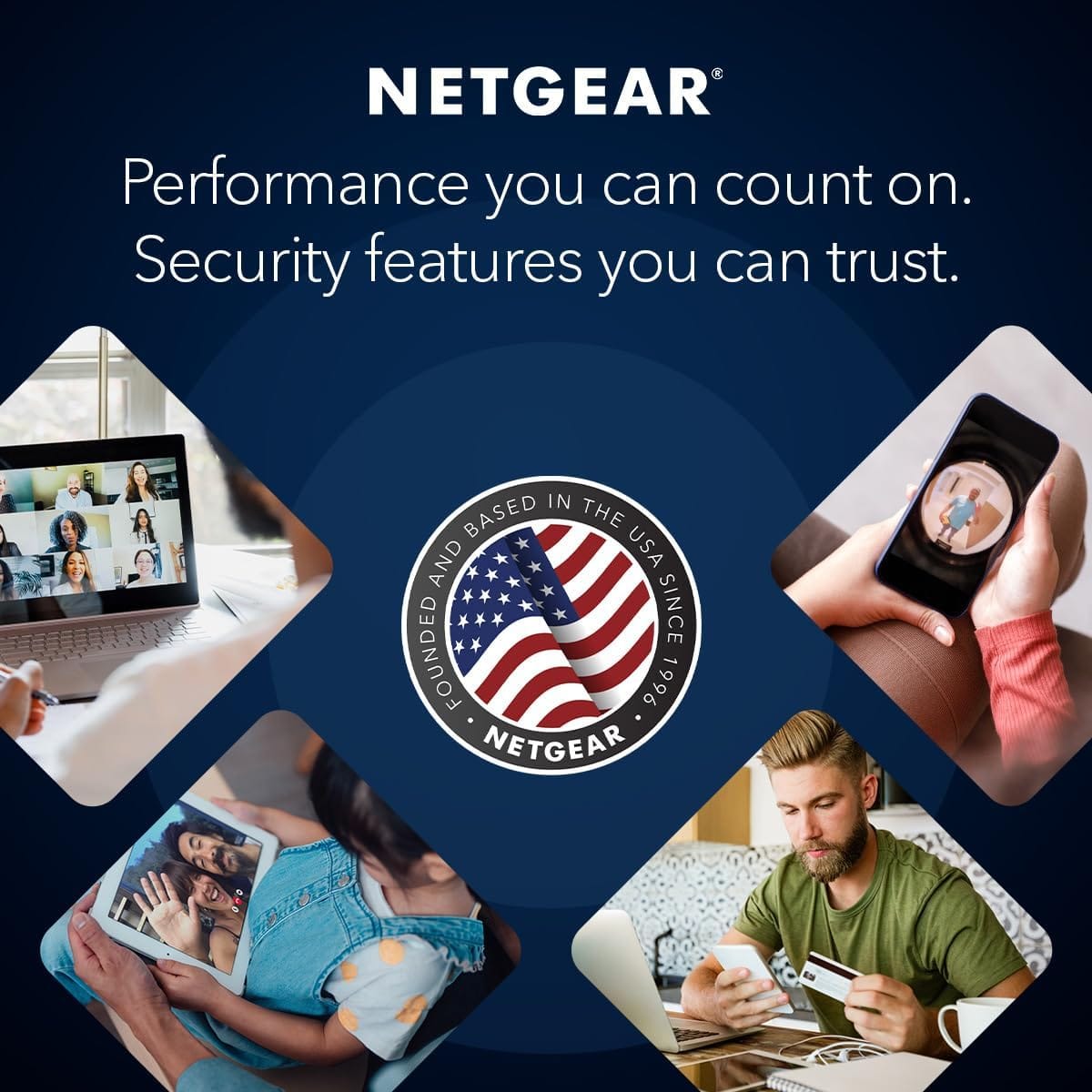 Netgear Nighthawk RS300 Tri-Band WiFi 7 Router, Wireless Speed Up to 9.3 Gbps, Covers Up to 2500 Sq. Ft., Black - Certified Refurbished
