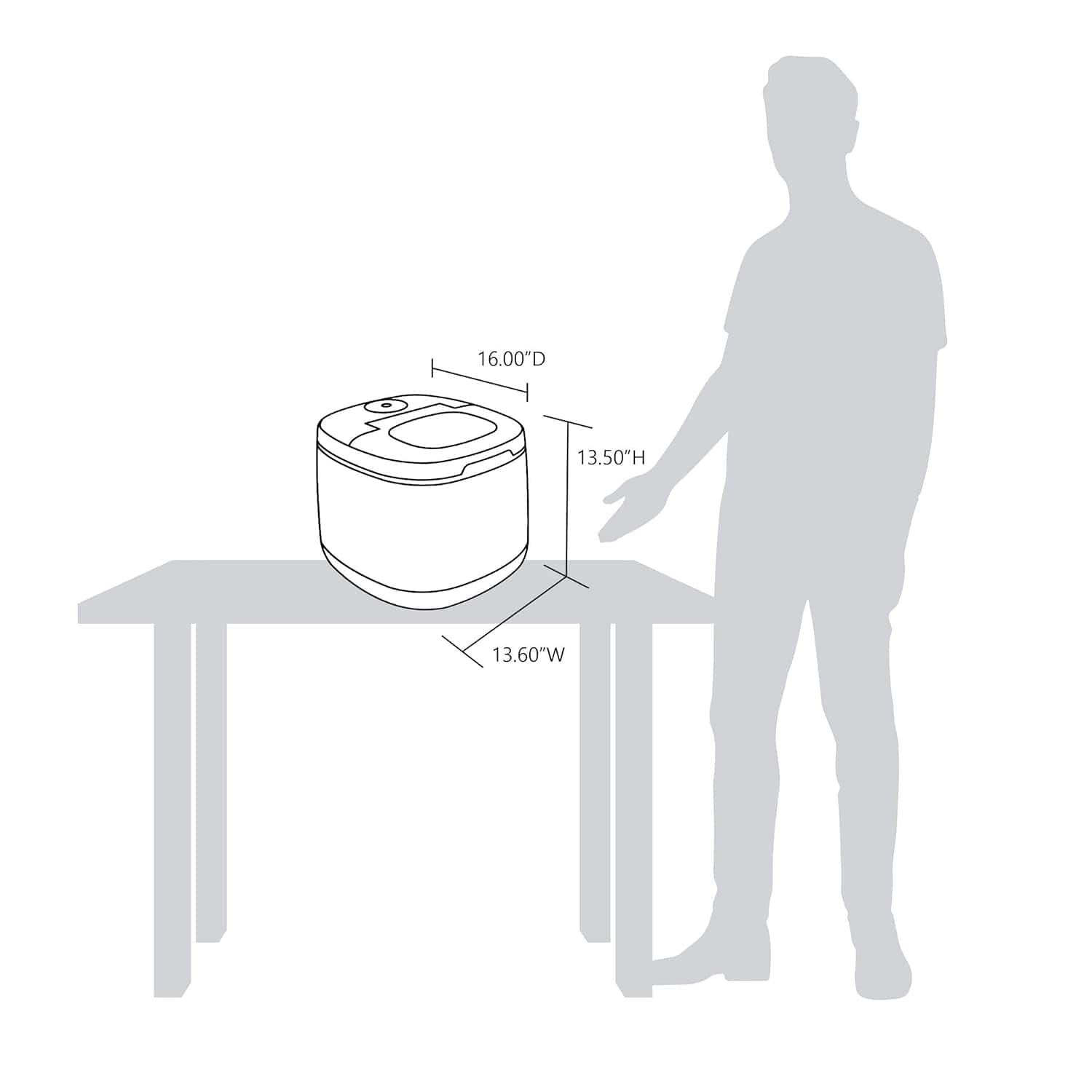 Newair Countertop Ice Maker with One Button Operation, 50 lbs of Ice a Day, White - Certified Refurbished