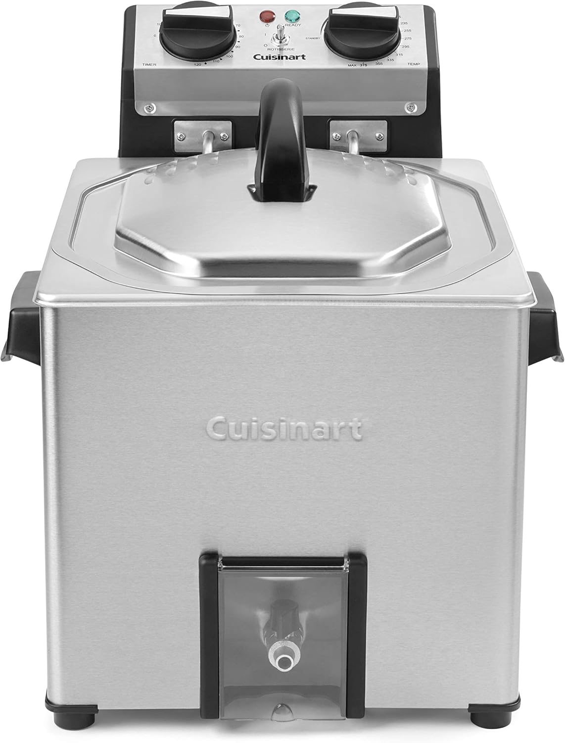 Cuisinart Extra-Large Rotisserie Deep Fryer, Silver - Certified Refurbished