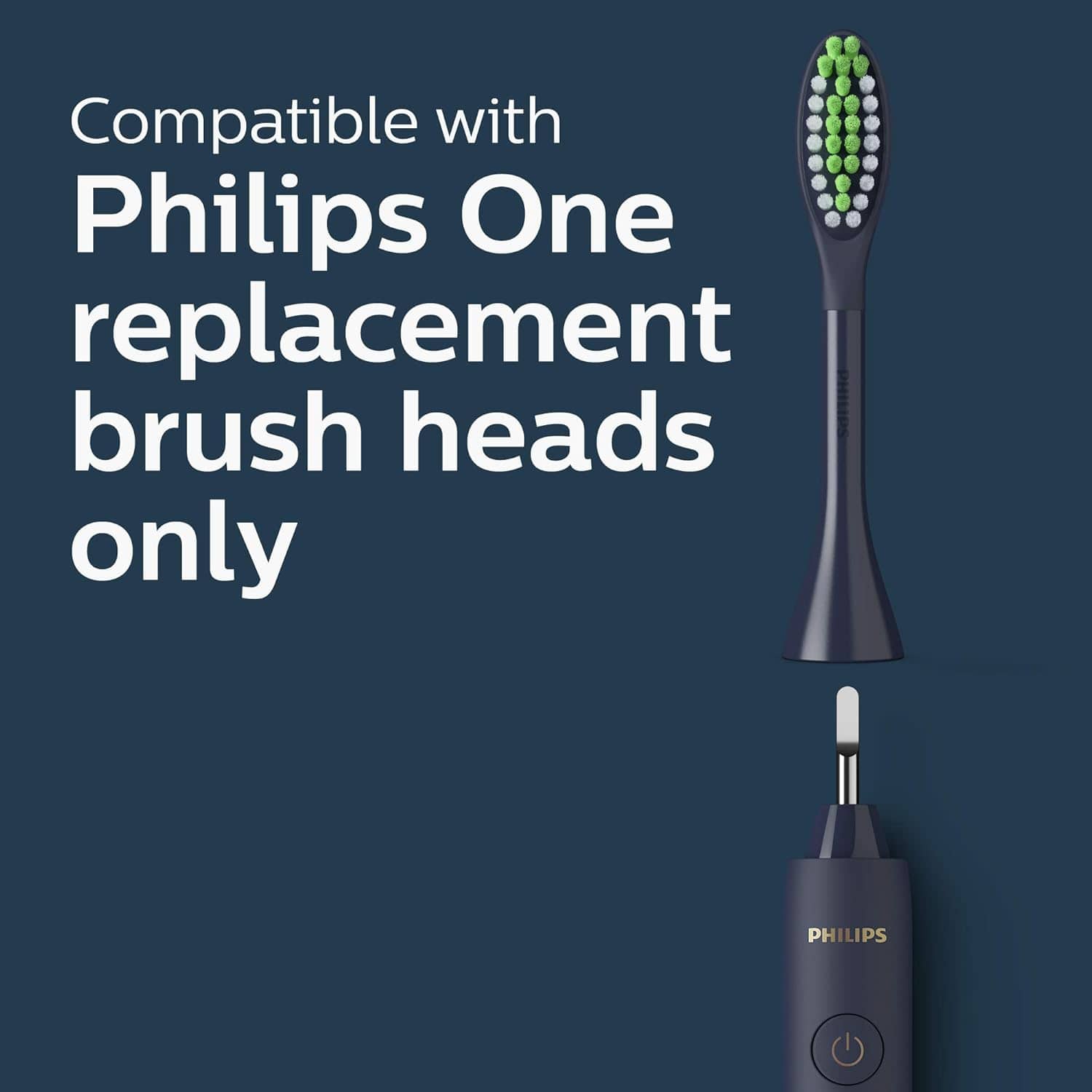 Philips One by Sonicare Battery Toothbrush, Midnight Blue