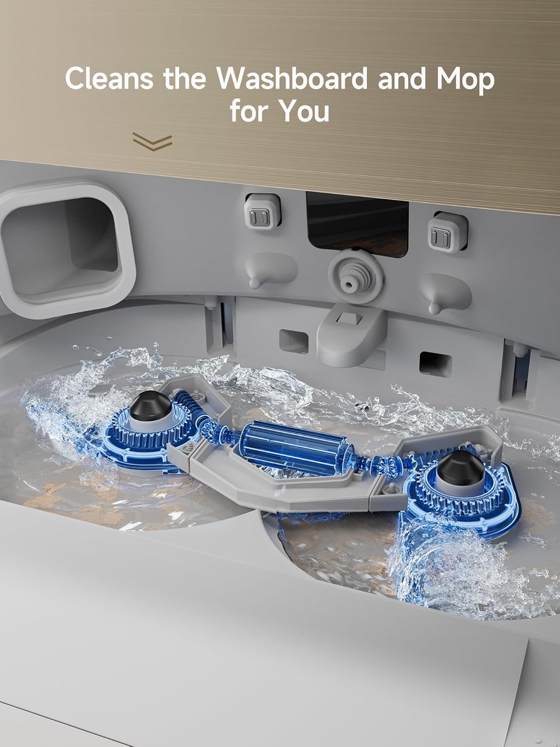 Dreame X40 Ultra Robot Vacuum with Removable Liftable Mop, 12000Pa Suction, Side Brush Cleaning, 158°F Mop Self-Cleaning, Auto Empty and Refill, White