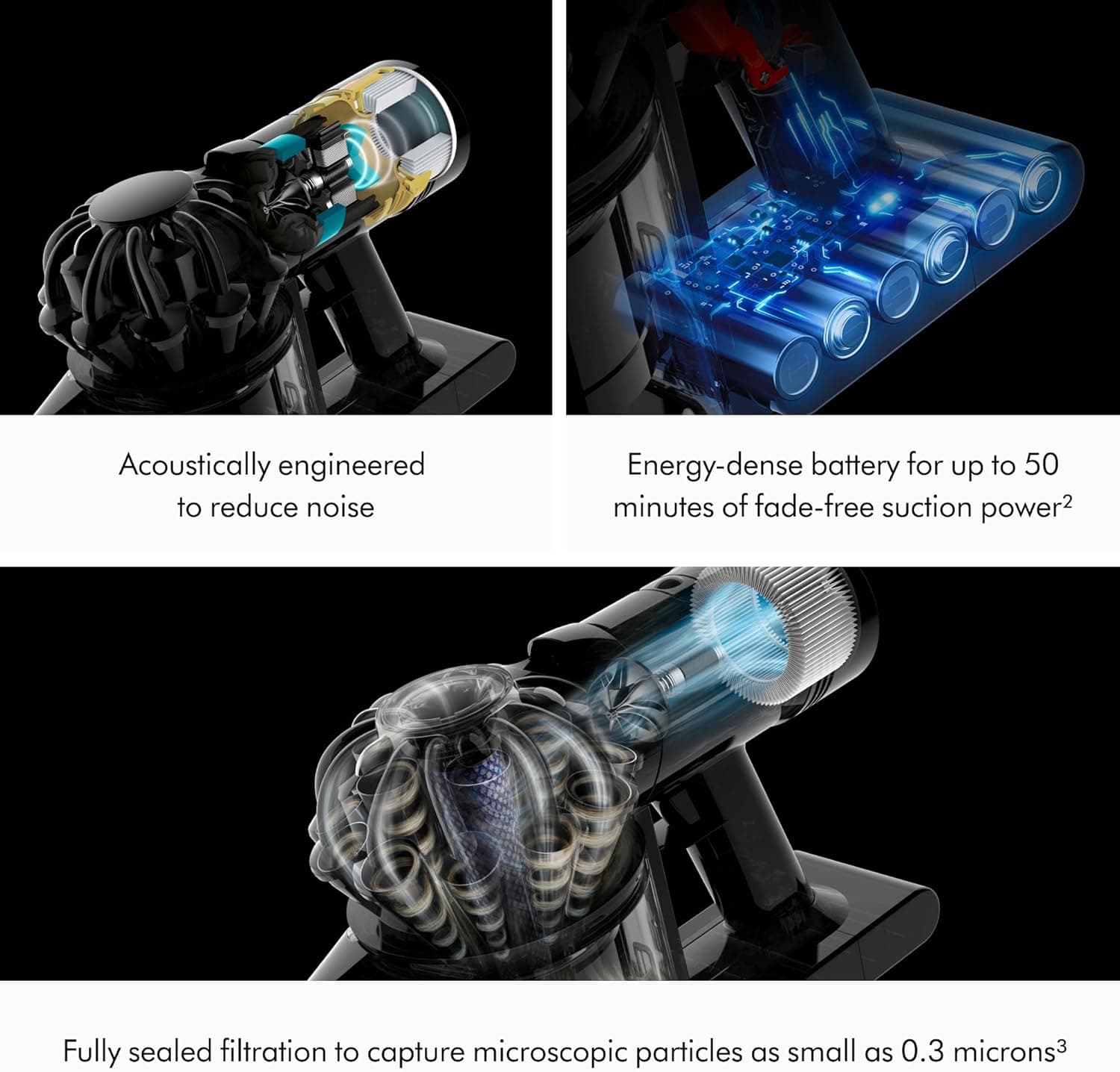 Dyson Car+Boat Handheld Cordless Portable Vacuum Cleaner, Silver