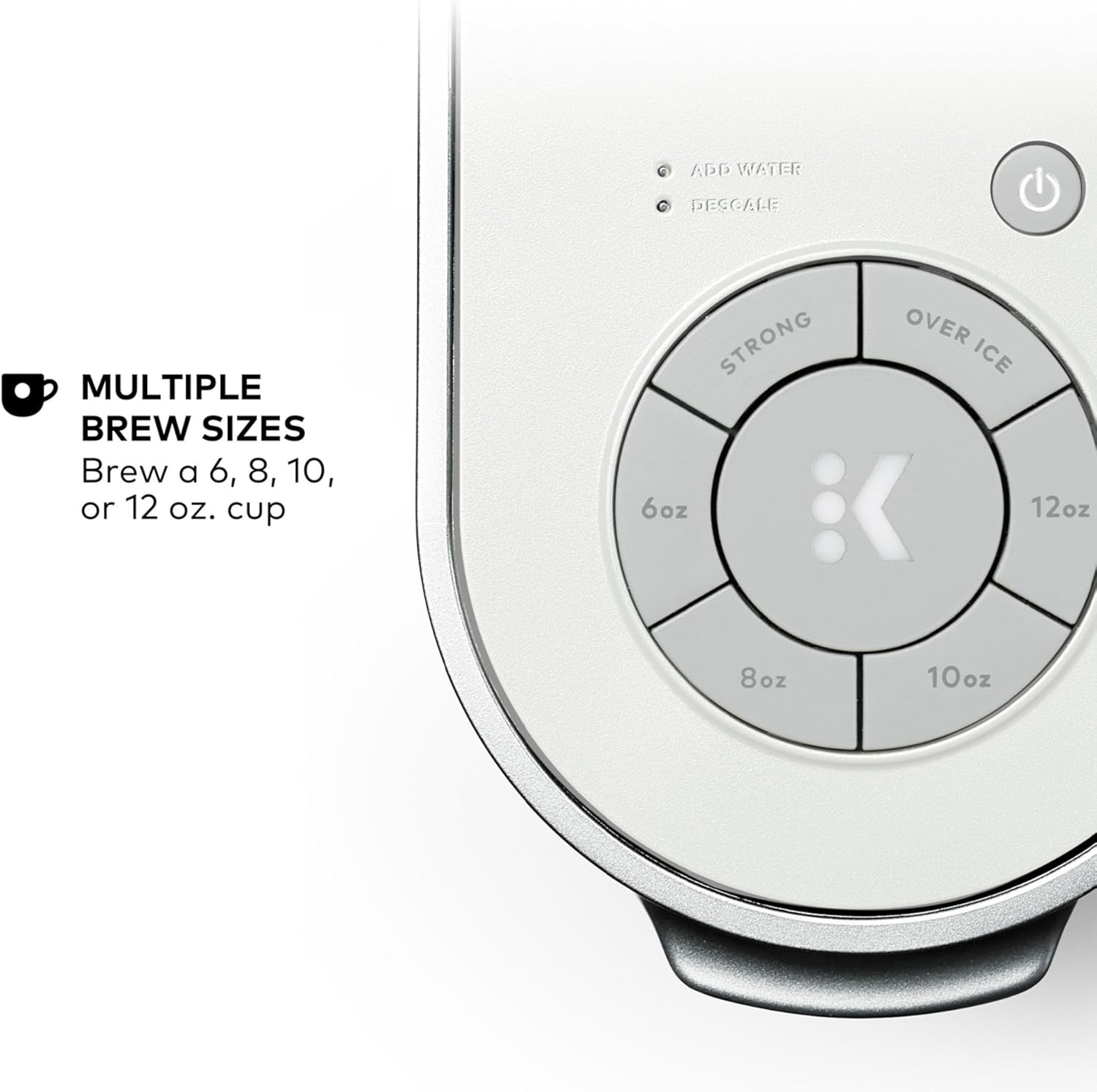 Keurig K-Supreme Single Serve K-Cup Pod Coffee Maker, Farmhouse White - Certified Refurbished