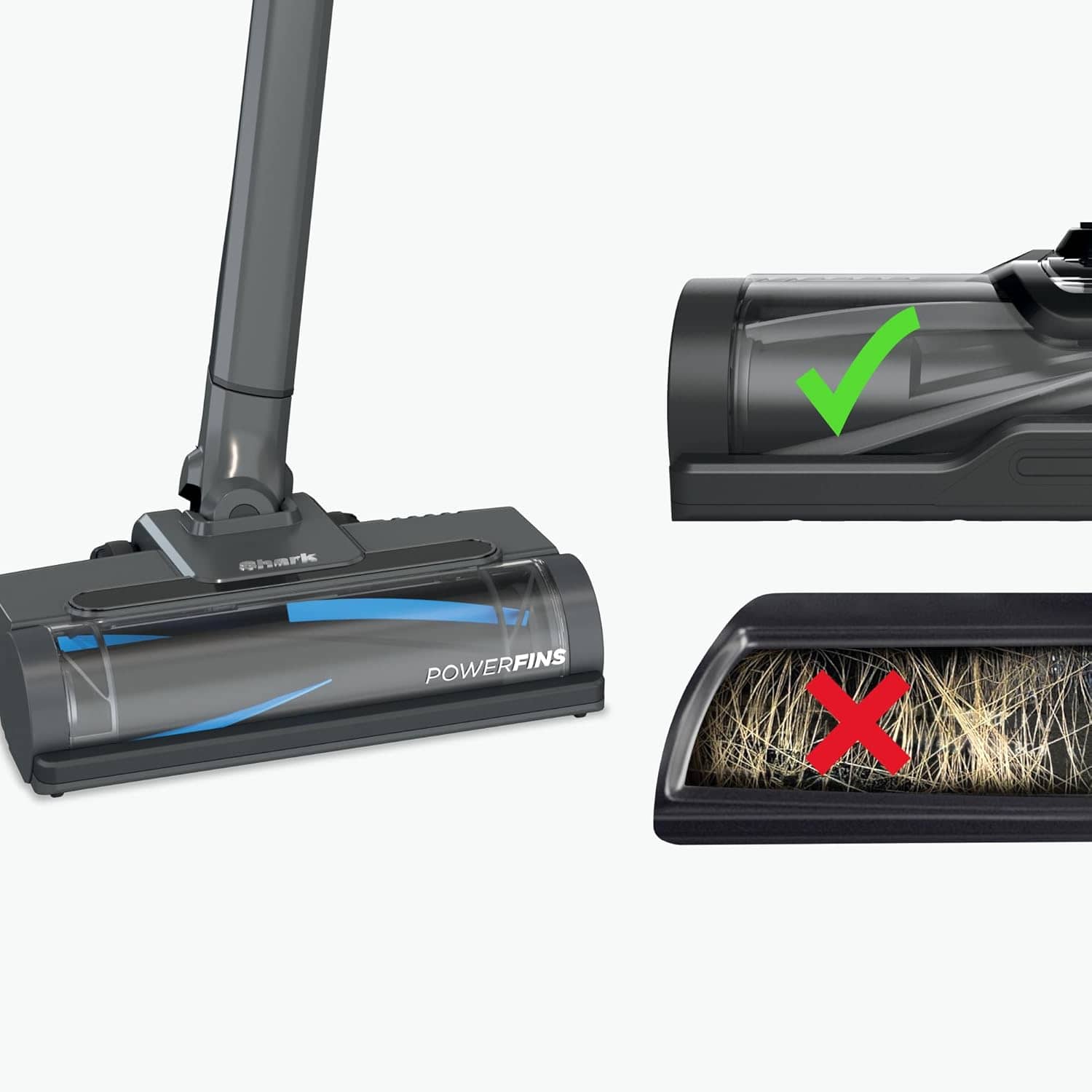 Shark Cordless Stick Vacuum with Charging Dock, Boost Mode, Ultra-Lightweight, Grey - Open Box