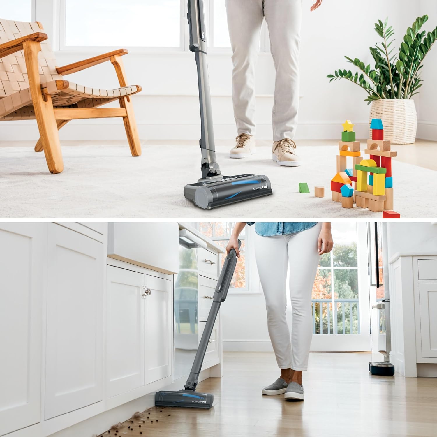Shark Cordless Stick Vacuum with Charging Dock, Boost Mode, Ultra-Lightweight, Grey - Open Box