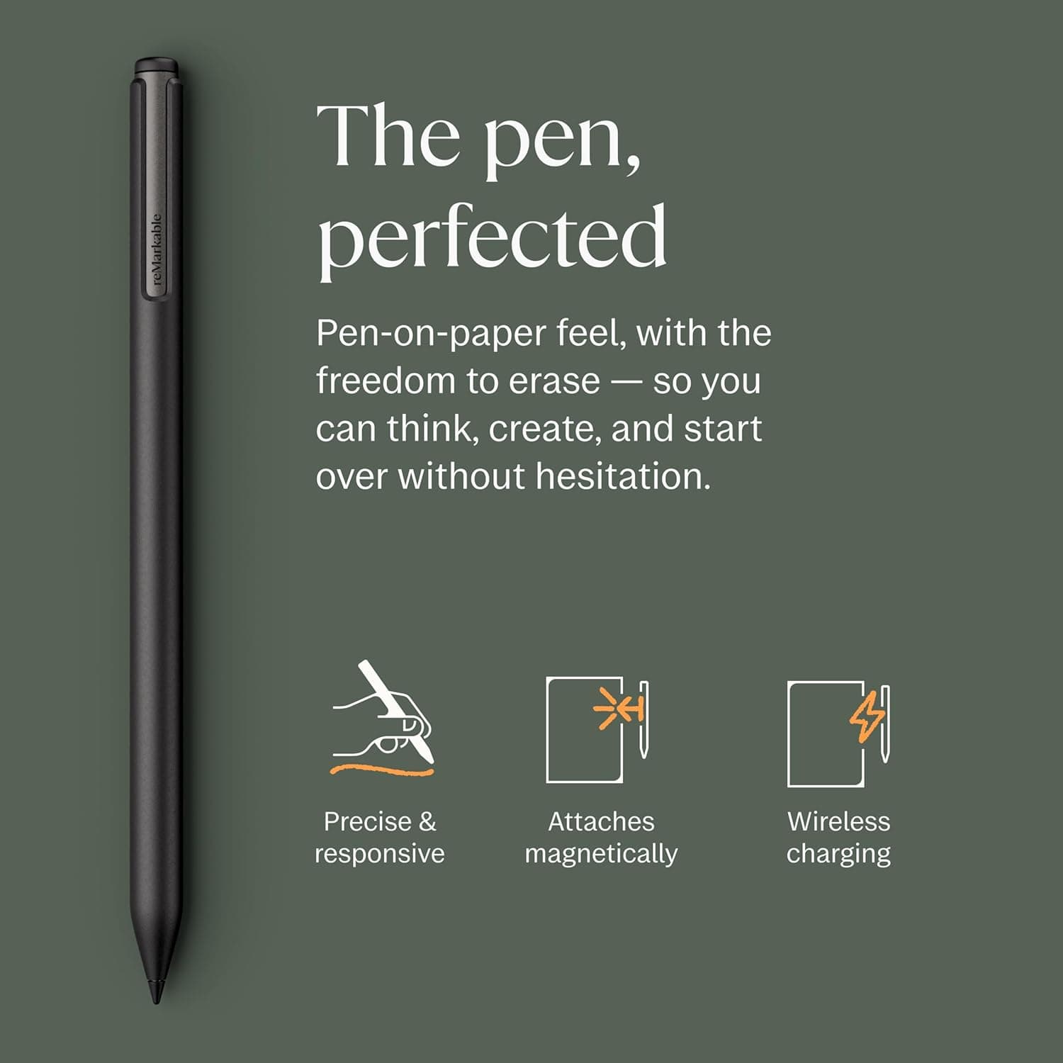 Remarkable Paper Pro Bundle, Includes 11.8" reMarkable Paper Pro Tablet, Marker Plus Pen, and a Book Folio Cover in Grey Polymer Weave - Refurbished