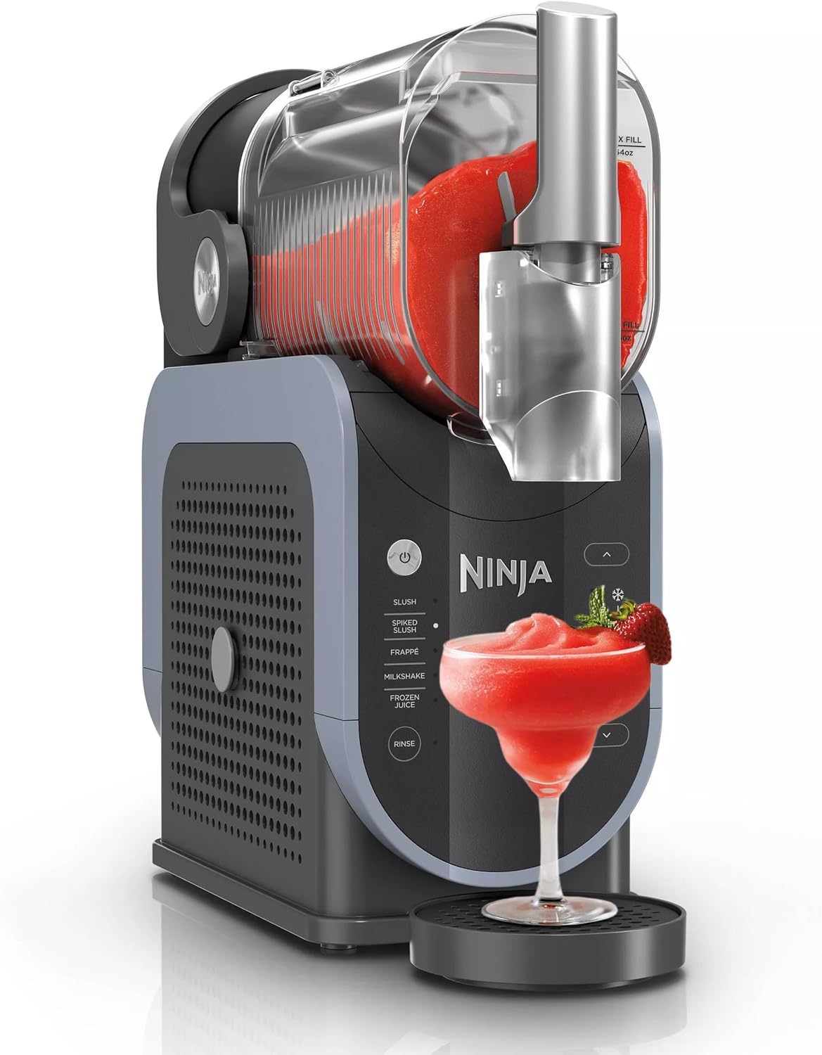 Ninja SLUSHi Frozen Drink & Slushie Machine with RapidChill Technology, 88 oz, Gray - Certified Refurbished