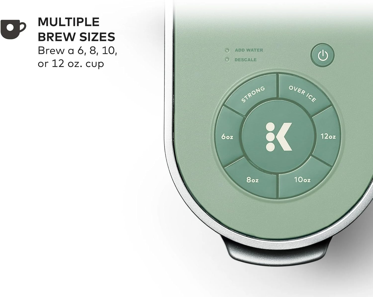 Keurig K-Supreme Single Serve K-Cup Pod Coffee Maker, Silver Sage - Certified Refurbished