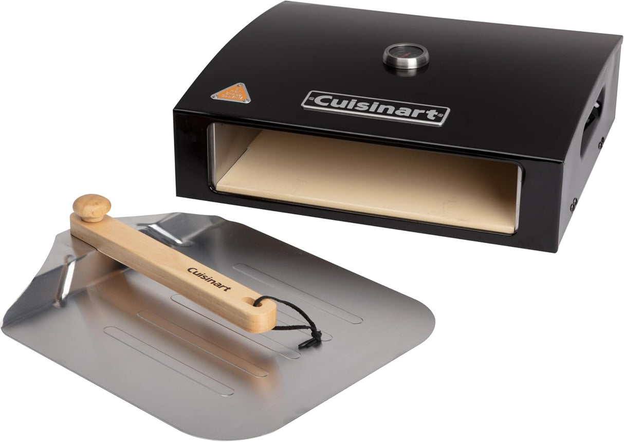 Cuisinart Grill Top Pizza Oven Kit, Black
