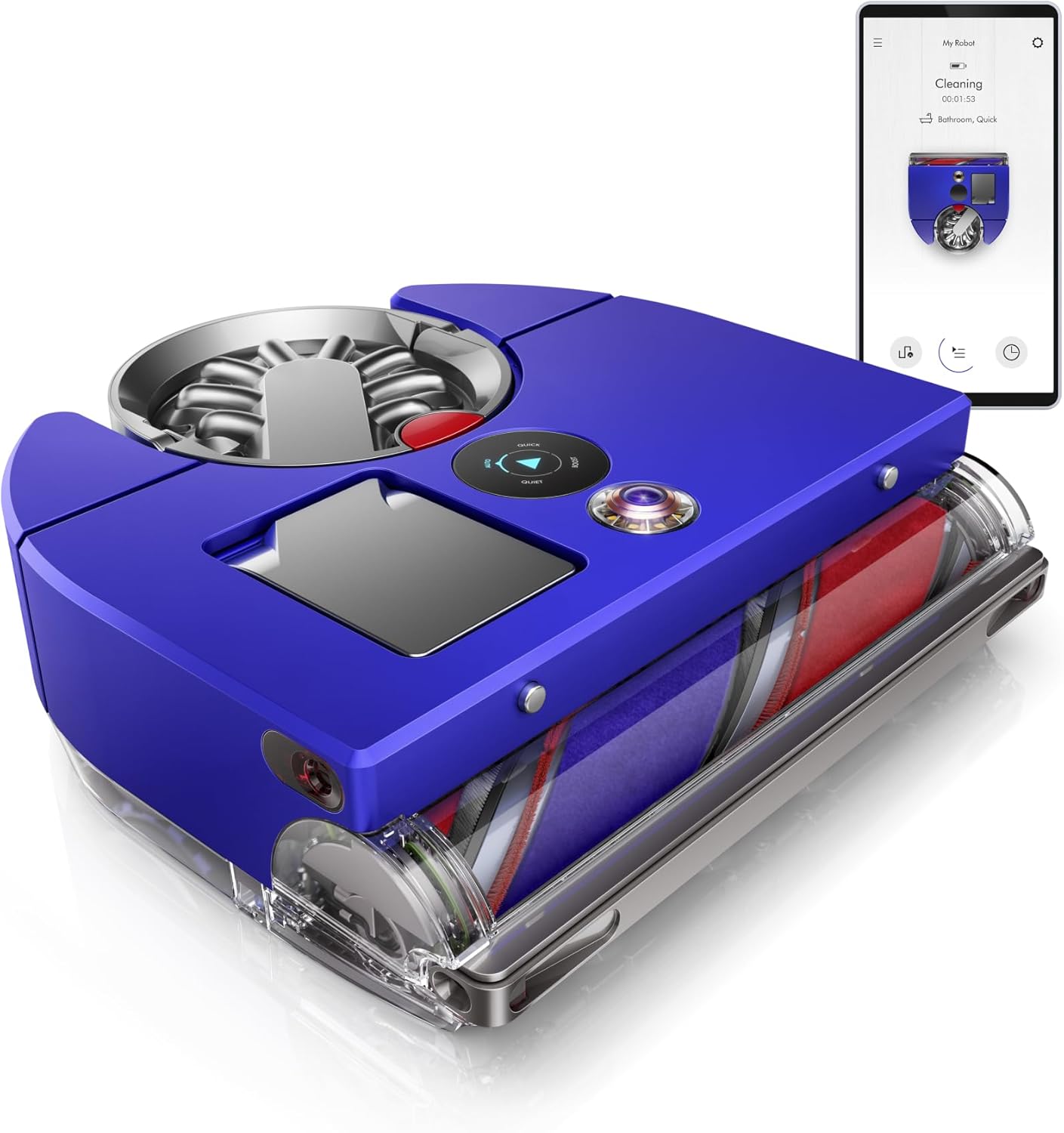 Dyson 360 Vis Nav Robot Vacuum, Intelligent Navigation, Powerful Suction, Smart Cleaning for Home Floors