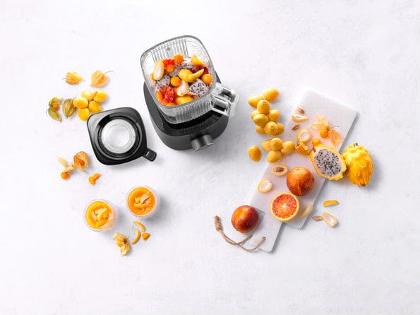 Zwilling Enfinigy Power Blender, Piranha Teeth Winglet Blade for Shakes, Smoothies + Ice Cream, Black