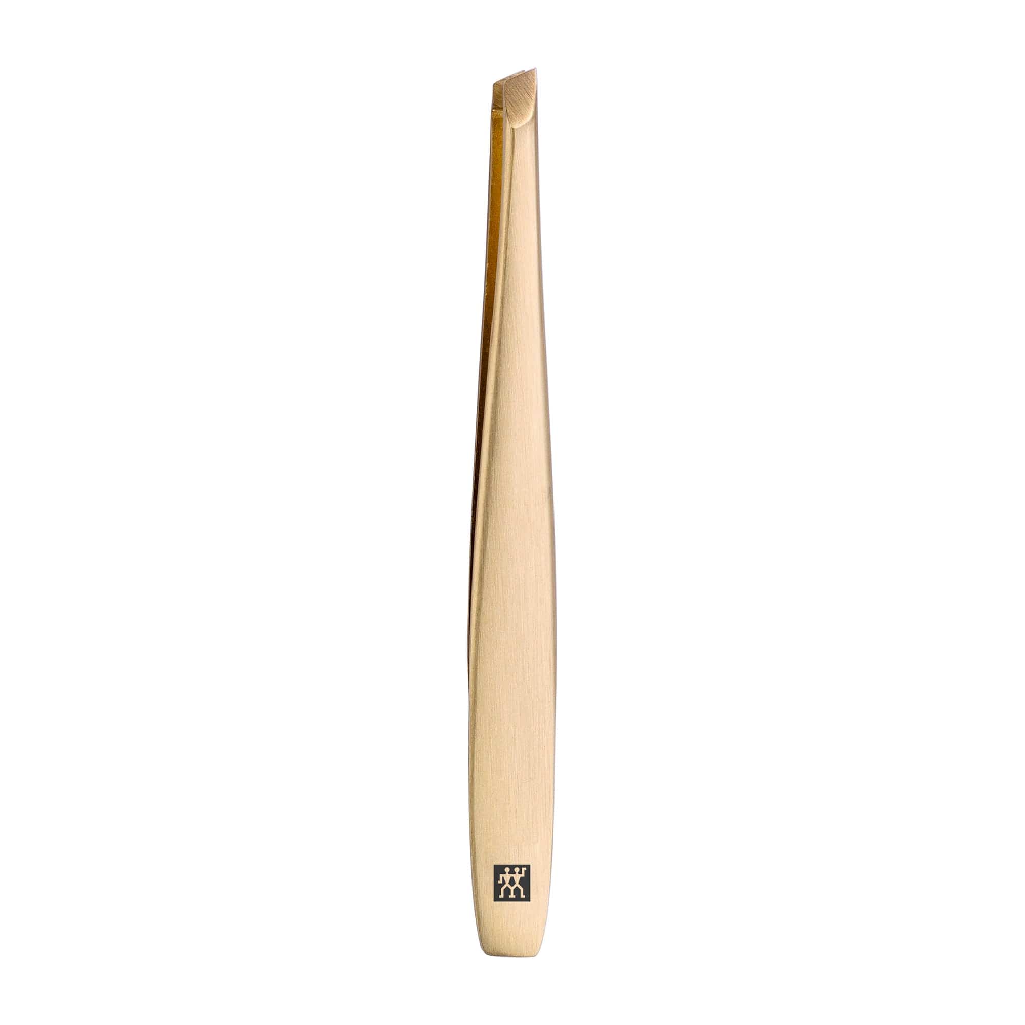 Zwilling Beauty Twinox Slant Tip Tweezers, Durable Stainless-Steel Tweezers, Gold Edition