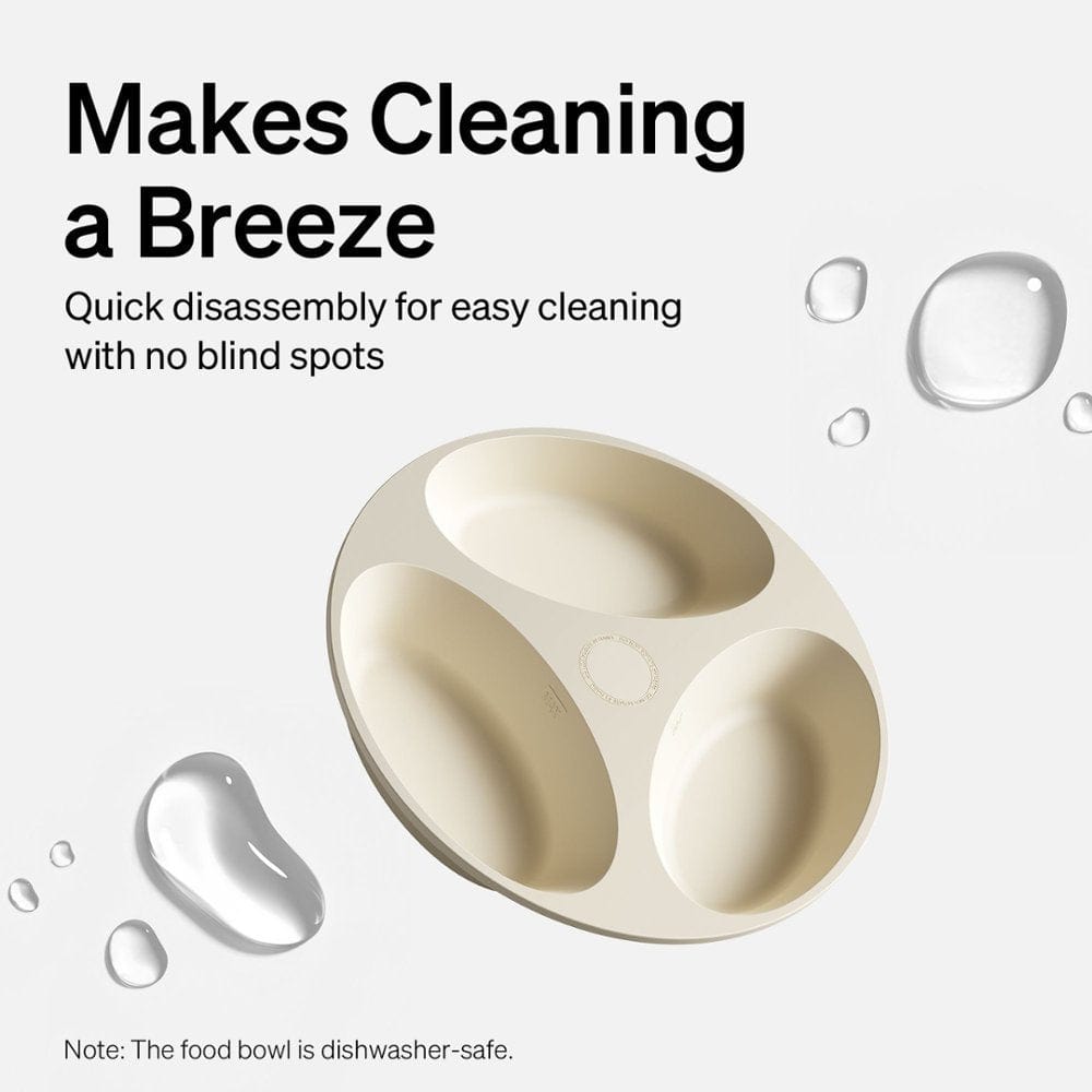 Petlibro Polar App Control Smart Wet Food Pet Feeder, 3 Meals, Anti-Pinch, Black - Certified Refurbished