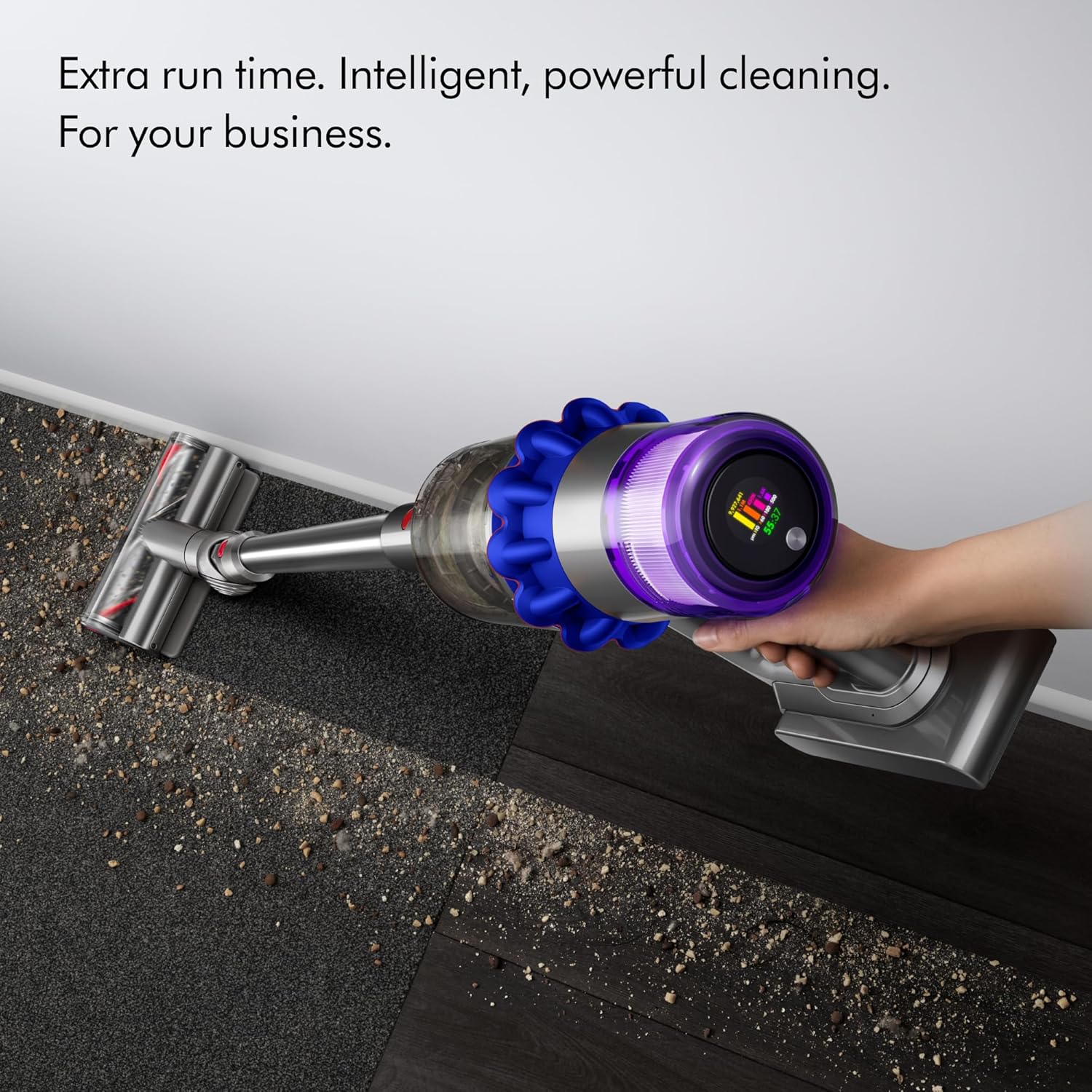 Dyson V15 Detect Pro Cordless Vacuum Cleaner for Business, Purple/Silver